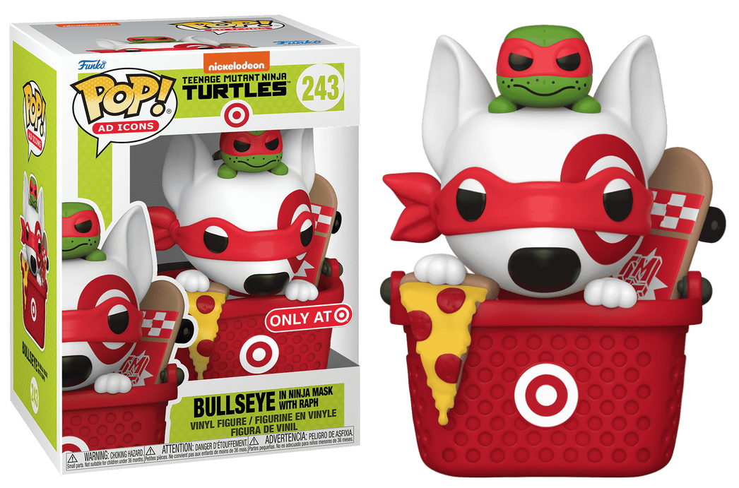 Funko POP! AD Icons: Teenage Mutant Ninja Turtles - Bullseye [in Ninja Mask with Raph] (Damaged Box) #243
