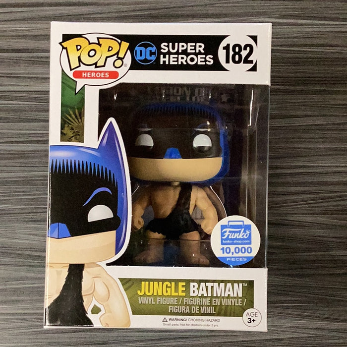 Funko POP! Heroes: Super Heroes - Jungle Batman (Funko/ 10,000PCS)(Damaged Box) #182