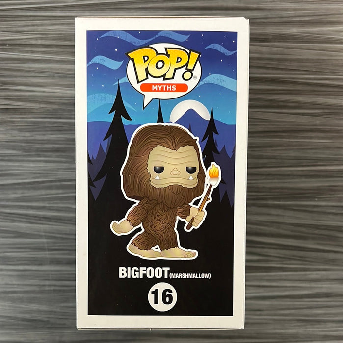 Funko POP! Myths - Bigfoot [Marshmallow] (GiTD)(Funko)(Damaged Box) #16
