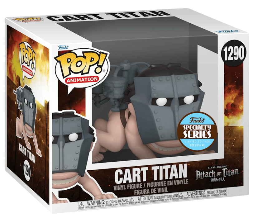 Funko POP! Animation: Attack On Titan - Cart Titan (Specialty Series)(Damaged Box) [6-Inch] #1290