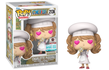 Funko POP! Animation: One Piece - Charlotte Pudding (Funko Sticker/Chalice)(Damaged Box) #2136