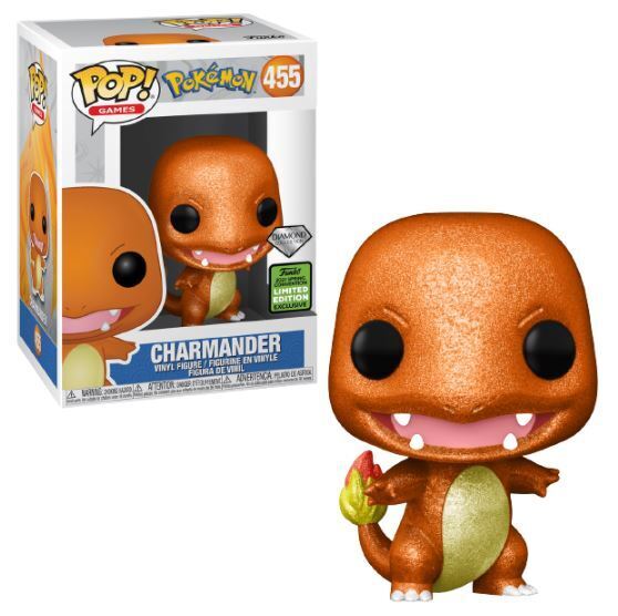Funko POP! Games: Pokemon - Charmander (Diamond)(2021 Spring Convention)(Damaged Box) #455
