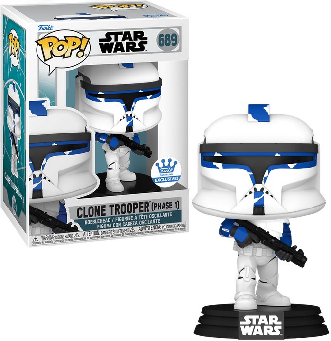 Funko POP! Star Wars: Clone Trooper [Phase 1] (Funko)(Damaged Box) #689