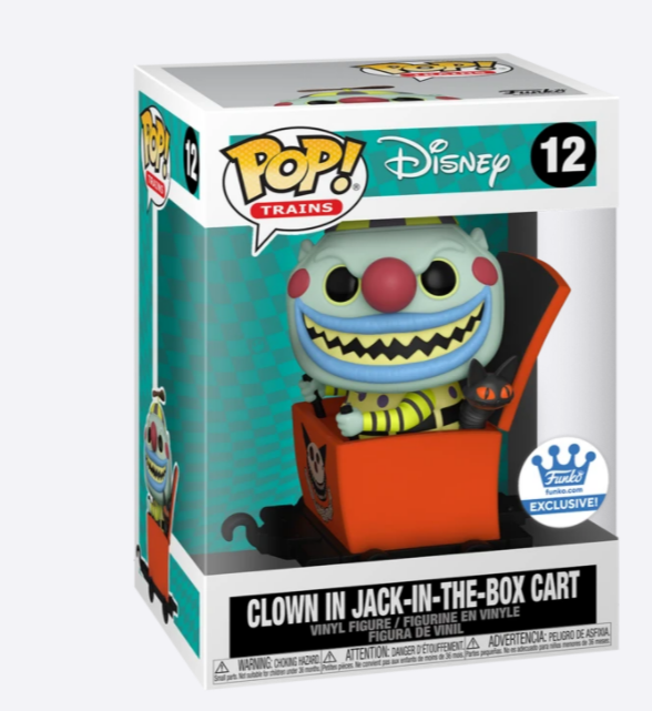 Funko POP! Trains: Disney - Clown in Jack-In-The-Box Cart (Funko)(Damaged Box) #12