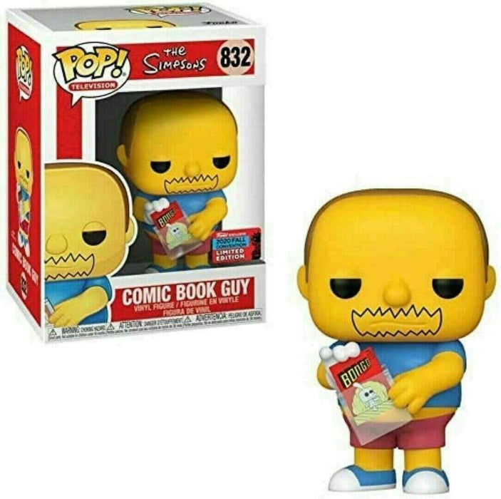 Funko POP! Television: The Simpsons - Comic Book Guy (2020 Fall Covention)(Damaged Box) #832
