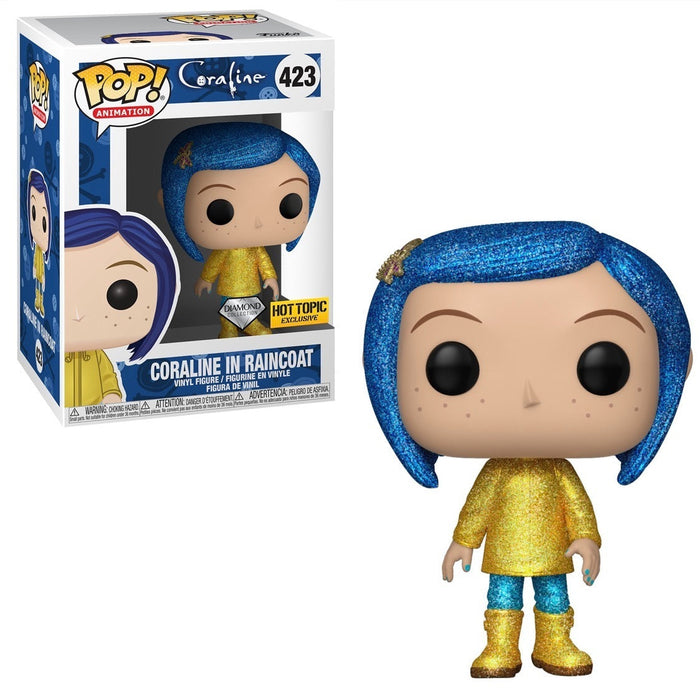 Funko POP1 Animation: Coraline - Coraline In Raincoat (Diamond)(Hot Topic) #423