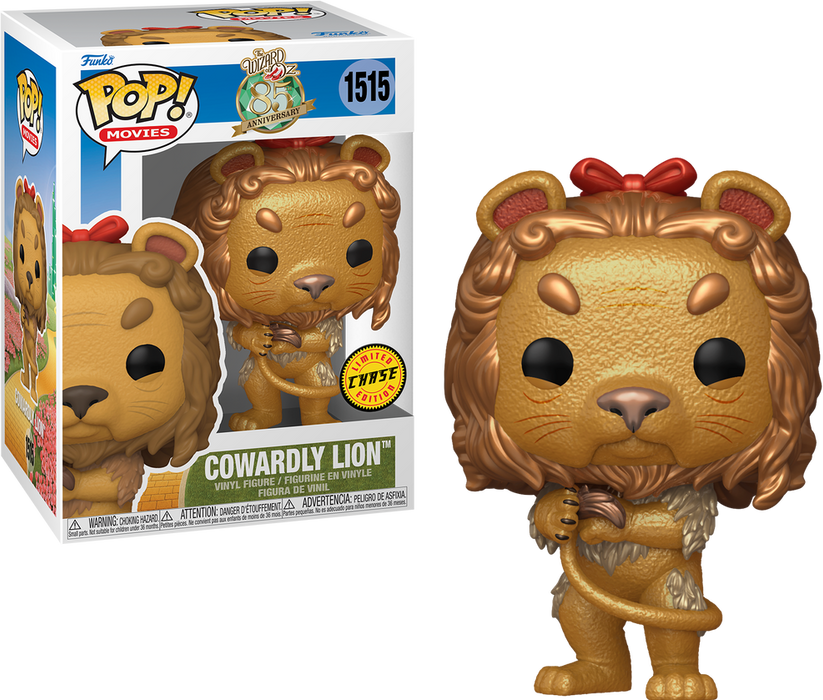 Funko POP! Movies: The Wizard of Oz 85th Anniversary - Cowardly Lion (CHASE) #1515