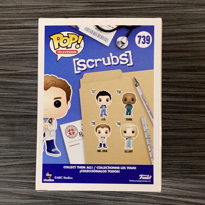 Funko POP! Television Scrubs Dr. Cox (Damaged Box) 739 — The Pop Plug