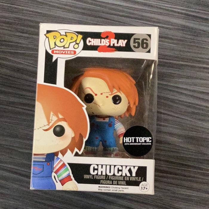 Funko POP! Movies: Childs Play 2 - Chucky (Hot Topic)(Damaged Box) #56