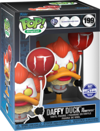 Funko POP! Digital: WB 100 - Daffy Duck as Pennywise (NFT Release 1900 PCS)(Damaged Box) #199