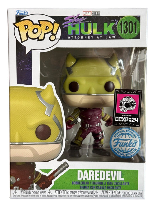 Funko POP! Marvel: She-Hulk - Daredevil (Special Edition)(CCXPmx24)(Damaged Box) #1301