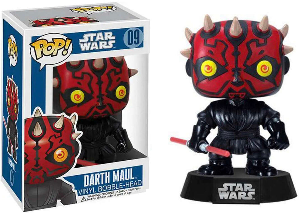 Funko POP! Star Wars: Darth Maul [Large Font](Damaged Box) #09