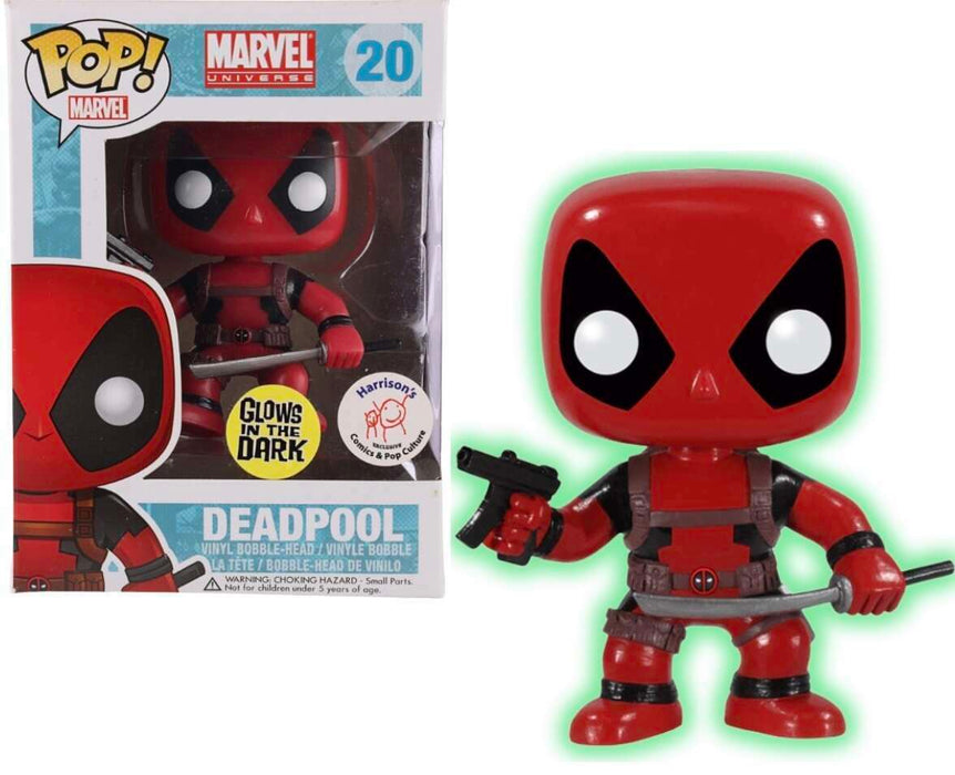 Funko POP! Marvel Universe - Deadpool (GiTD)(Harrison's Exclusive)(Damaged Box) #20