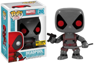Funko POP! Marvel: Marvel Universe - Deadpool (Yellow Hot Topic)(Damaged Box) #20