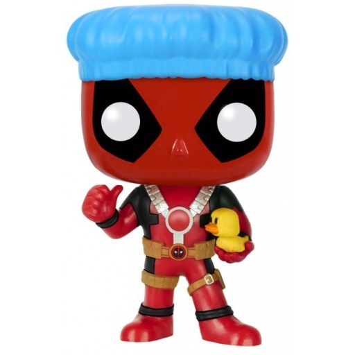 Funko POP! Marvel: Deadpool [Bathtime](Big Boys)(Damaged Box) #114