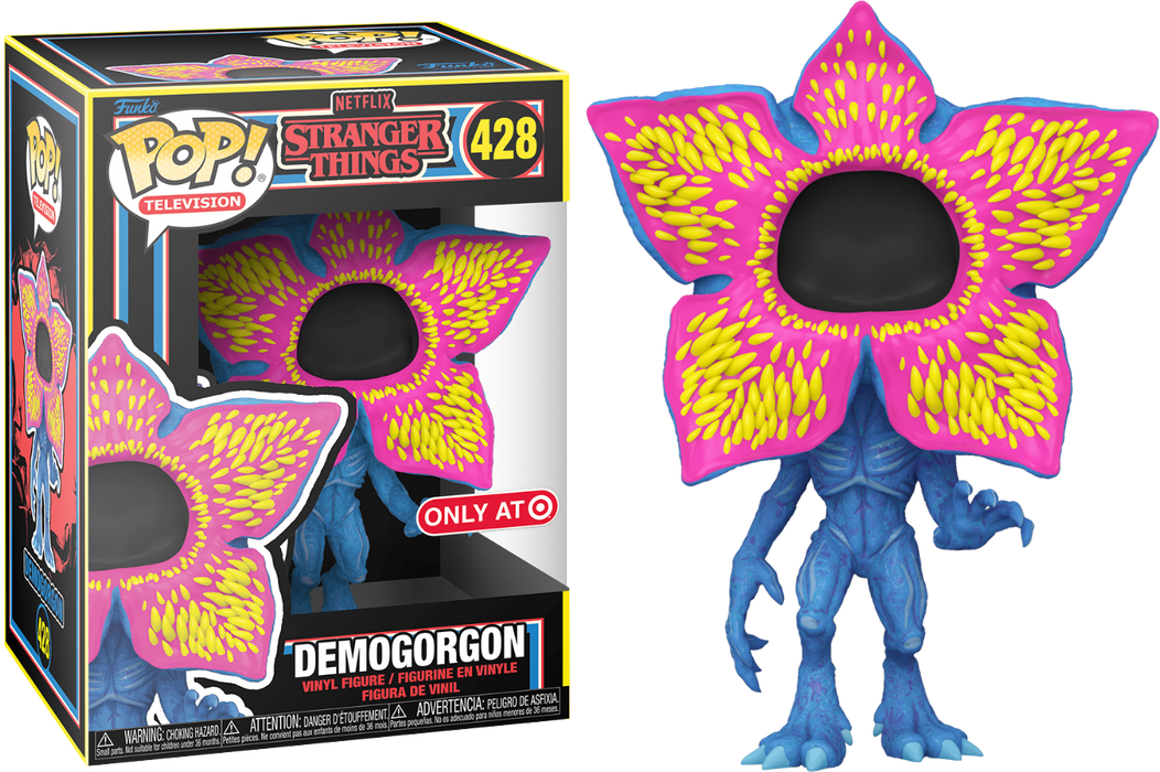 Funko POP! Television: Stranger Things - Demogorgon (Black Light)(Target)(Damaged Box) #428