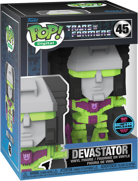 Funko POP! Digital: Transformers - Devastator (NFT Release)(1550 PCS) #45