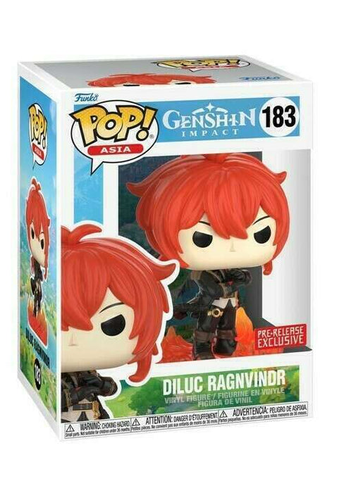 Funko Pop! Asia: Genshin Impact - Diluc Ragnvindr (Pre-Release Exclusive) #183