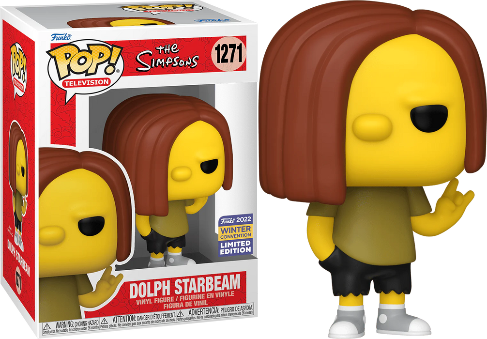 Funko POP! Television: The Simpsons - Dolph Starbeam (2022 Winter Convention)(Damaged Box) #1271