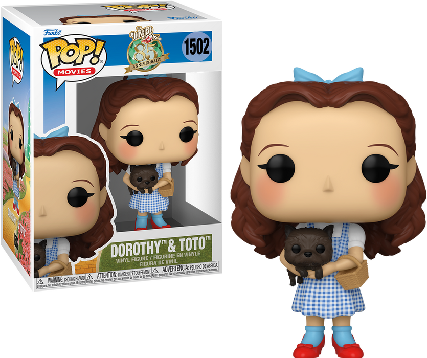 Funko POP! Movies: The Wizard of Oz 85th Anniversary - Dorothy & Toto #1502