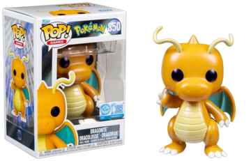 Funko POP! Games: Pokemon - Dragonite (Funko Sticker/Pokemon Center) #850