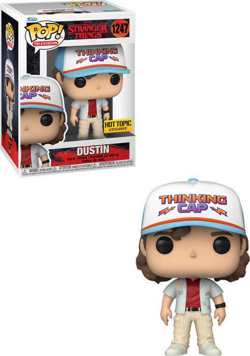 Funko POP! Television: Stranger Things - Dustin [Season 4](Hot Topic)(Damaged Box) #1247