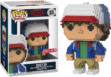 Funko POP! 8-Bit: Stranger Things - Dustin (Target)(Damaged Box) #18