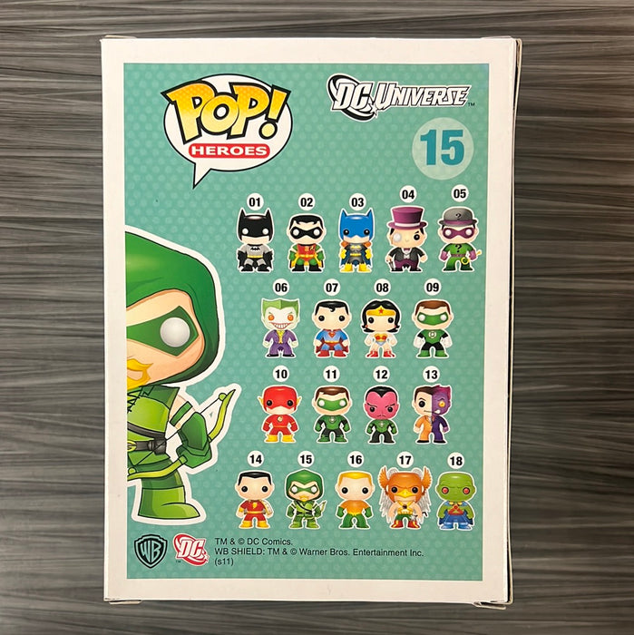 Funko POP! Heroes: DC Universe - Green Arrow (Damaged Box) #15