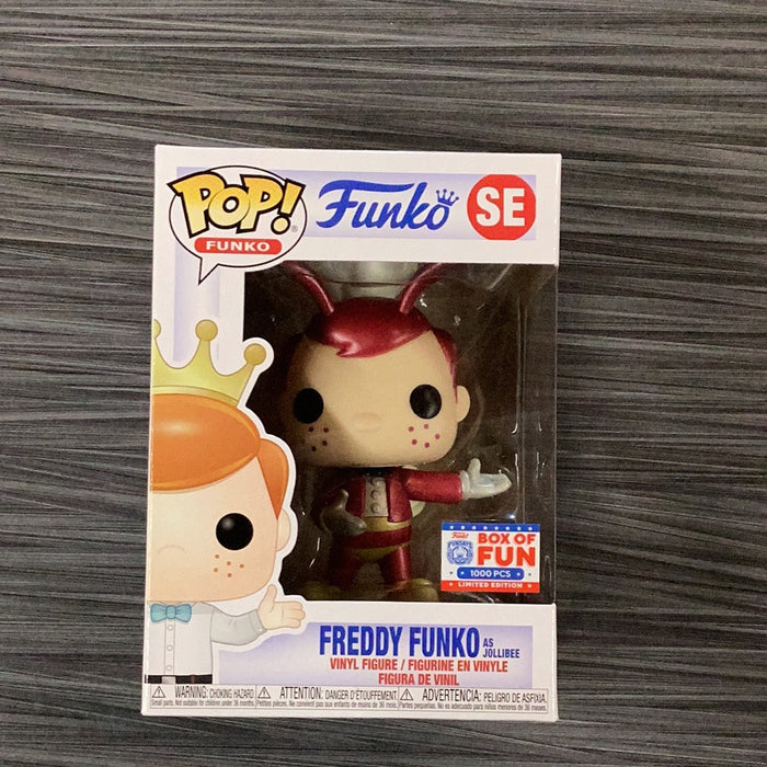 Funko POP! Freddy Funko As Jollibee [Metallic](2021 Box of Fun/1000 PCS)(Damaged Box) #SE