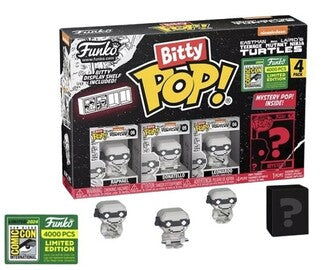 Funko Bitty POP! Teenage Mutant Ninja Turtles - Raphael /Donatello /Leonardo (2024 SDCC 4000 Pcs)