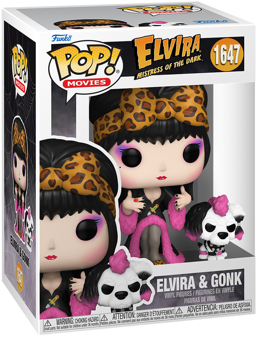 Funko POP! Movies: Elvira Mistress of The Dark - Elvira & Gonk #1647
