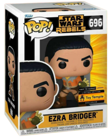 Funko POP! Star Wars Rebels: Ezra Bridger (First to Market LE5000)(Toy Temple)(Damaged Box) #696