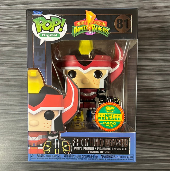 Funko POP! Digital: Mighty Morphin Power Rangers - Freddy Funko Megazord (NFT Release)(2400 PCS)(Damaged Box) #81