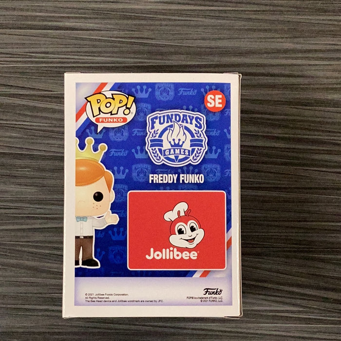 Funko POP! Freddy Funko As Jollibee [Metallic](2021 Box of Fun/1000 PCS)(Damaged Box) #SE