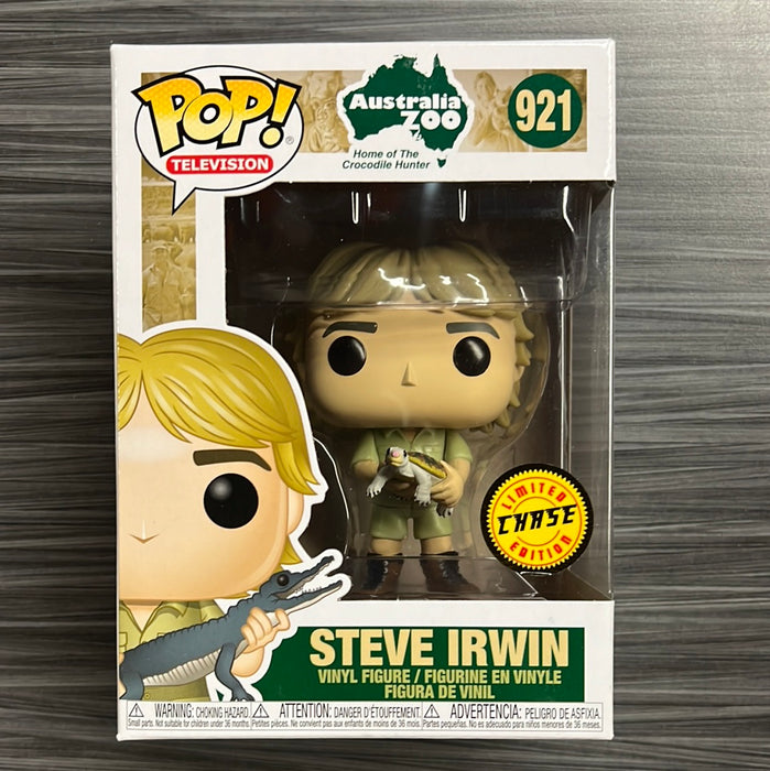 Funko POP! Television: Australia Zoo - Steve Irwin (CHASE)(Damaged Box)[A] #921