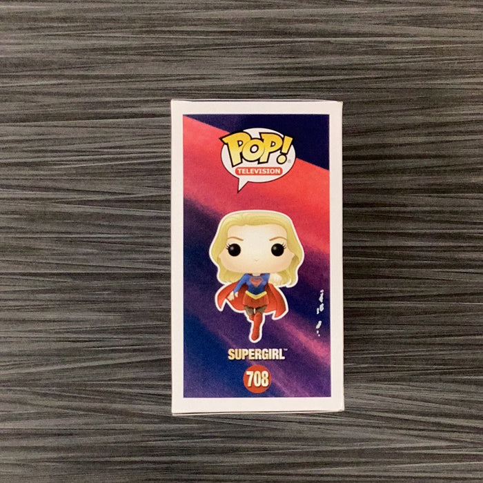 Funko POP! Television: - Supergirl [Flying](2018 Fall Convention)(Damaged Box) #708