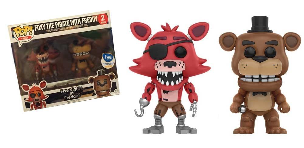 Funko POP! Gamed: Five Nights At Freddy's - Foxy The Pirate With Freddy (F.Y.E)(2 Pack)