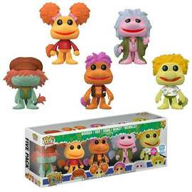 Funko POP! Television: Fraggle Rock 35 Years - Boober/ Red/ Gobo/ Mokey/ Wembley (Flocked)(Funko 3000Pcs) 5Pack