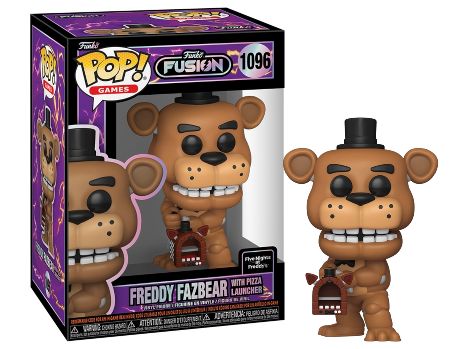 Funko POP! Games: Funko Fusion - Freddy Fazbear with Pizza Launcher (Damaged Box) #1096