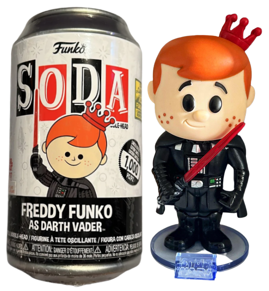 Funko POP! Soda Figure: Freddy Funko as Darth Vader (1,000 PCS)(2023 Camp Fundays)