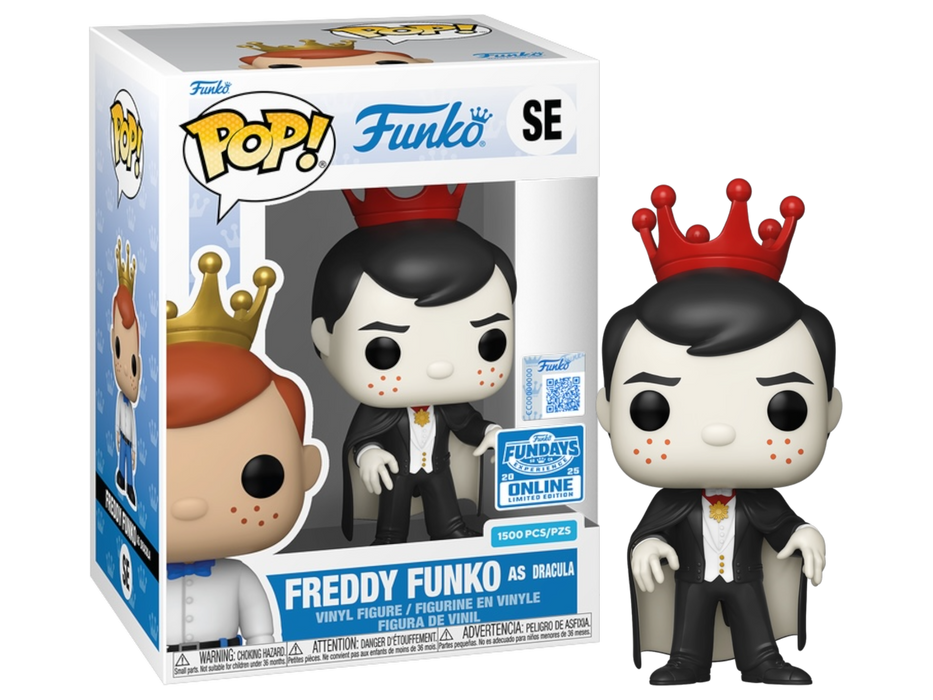 Funko POP! Funko: Freddy Funko As Dracula (2025 Fundays Online/1500 PCS)(Damaged Box) #SE