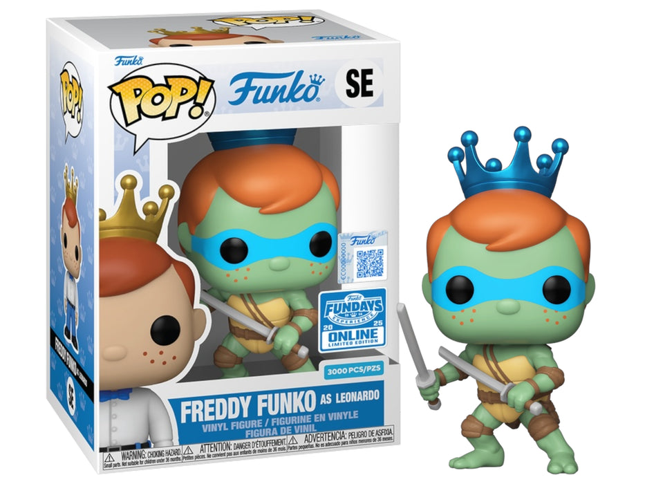 Funko POP! Funko: Freddy Funko As Leonardo (2025 Fundays Online/3000 PCS)(Damaged Box) #SE