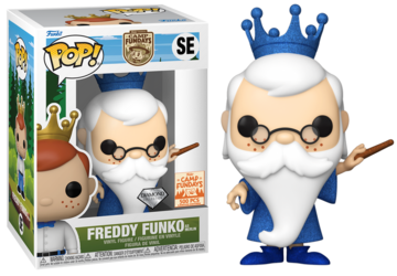 Funko POP! Camp Fundays: Freddy Funko As Merlin (Diamond)(2023 Camp Fundays Online Sticker)(500PCS) #SE