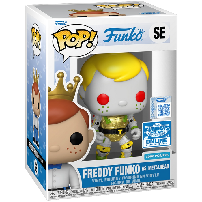 Funko POP! Fundays: Freddy Funko As Metalhead (2025 Online Limited Edition)(3000PCS) #SE