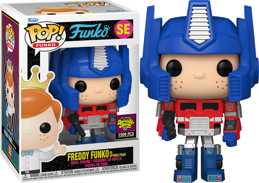 Funko POP! Freddy Funko As Optimus Prime [2022 BlackLight Battle 1500 PCS](Damaged Box) #SE