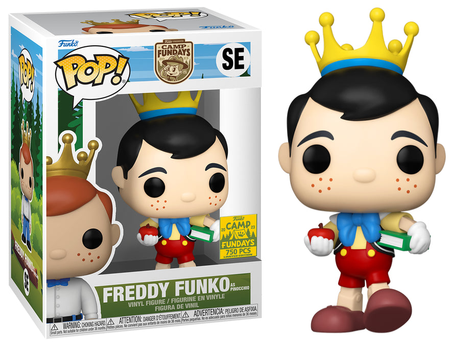 Funko POP! Camp Fundays: Freddy Funko As Pinocchio (2023 Camp Fundays)(750PCS)(Damaged Box) #SE