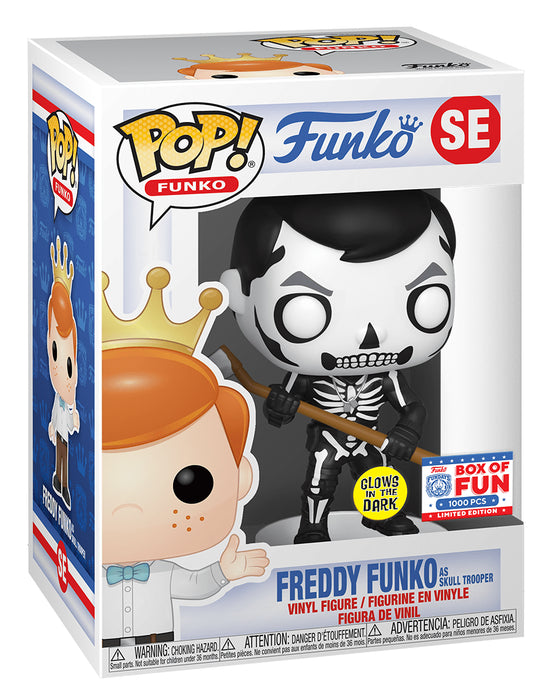 Funko POP! Freddy Funko As Skull Trooper (Box of Fun)(GiTD)(1000 PCS)(Damaged Box)[B] #SE