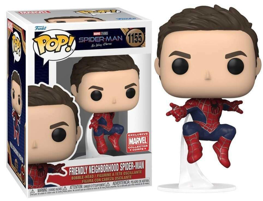 Funko POP! Marvel: Spider-Man No Way Home - Friendly Neighborhood Spider-Man (Marvel Corps)(Damaged Box) #1155