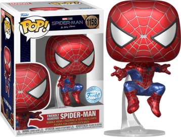Funko POP! Marvel: Spider-Man No Way Home - Friendly Neighborhood Spider-Man (New Special Edition Sticker) #1158