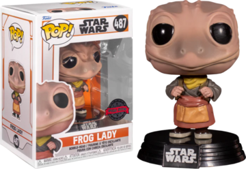 Funko POP! Star Wars: Frog Lady (Special Edition)(Damaged Box) #487
